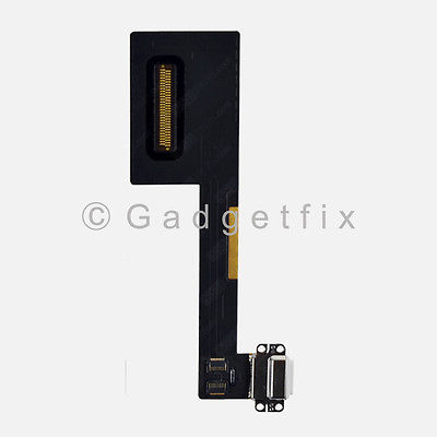 White Lightning Charger Charging Port Dock Flex Cable For iPad Pro 9.7 A1673 A1674 A1675