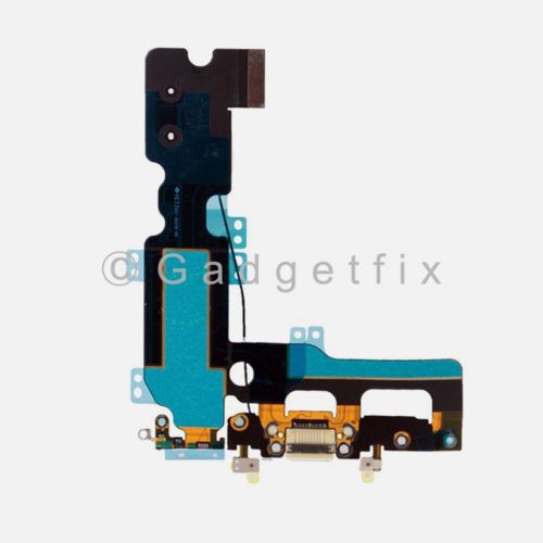 White Charging Charger Port Flex Cable Mic Antenna Replacement For iPhone 7 Plus