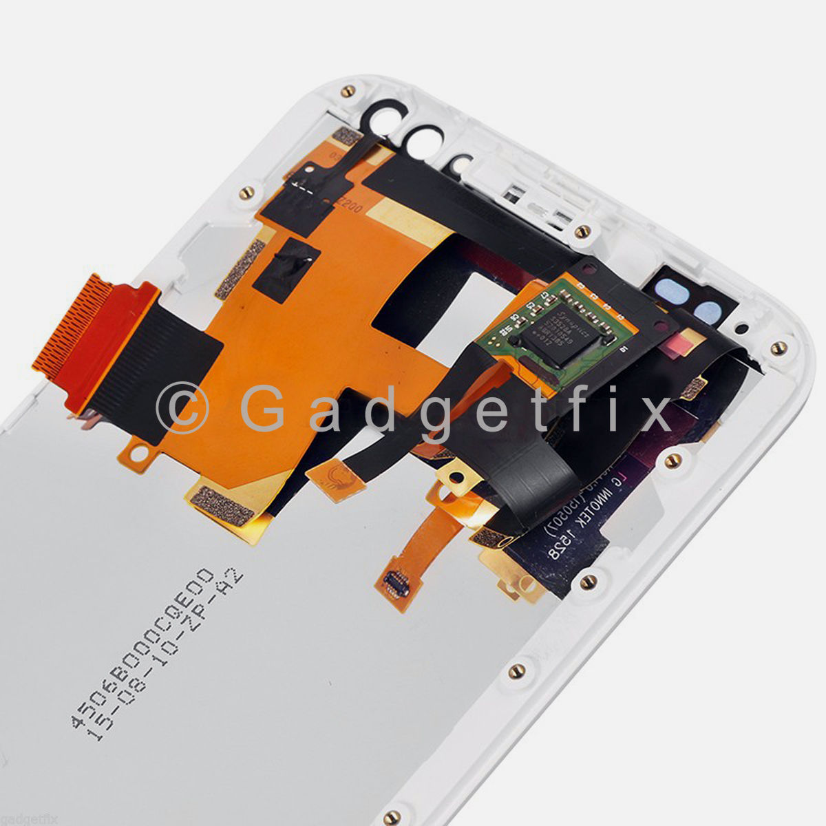 White LCD Touch Screen Digitizer Frame For Motorola Moto X Style 2015 XT1570 XT1572