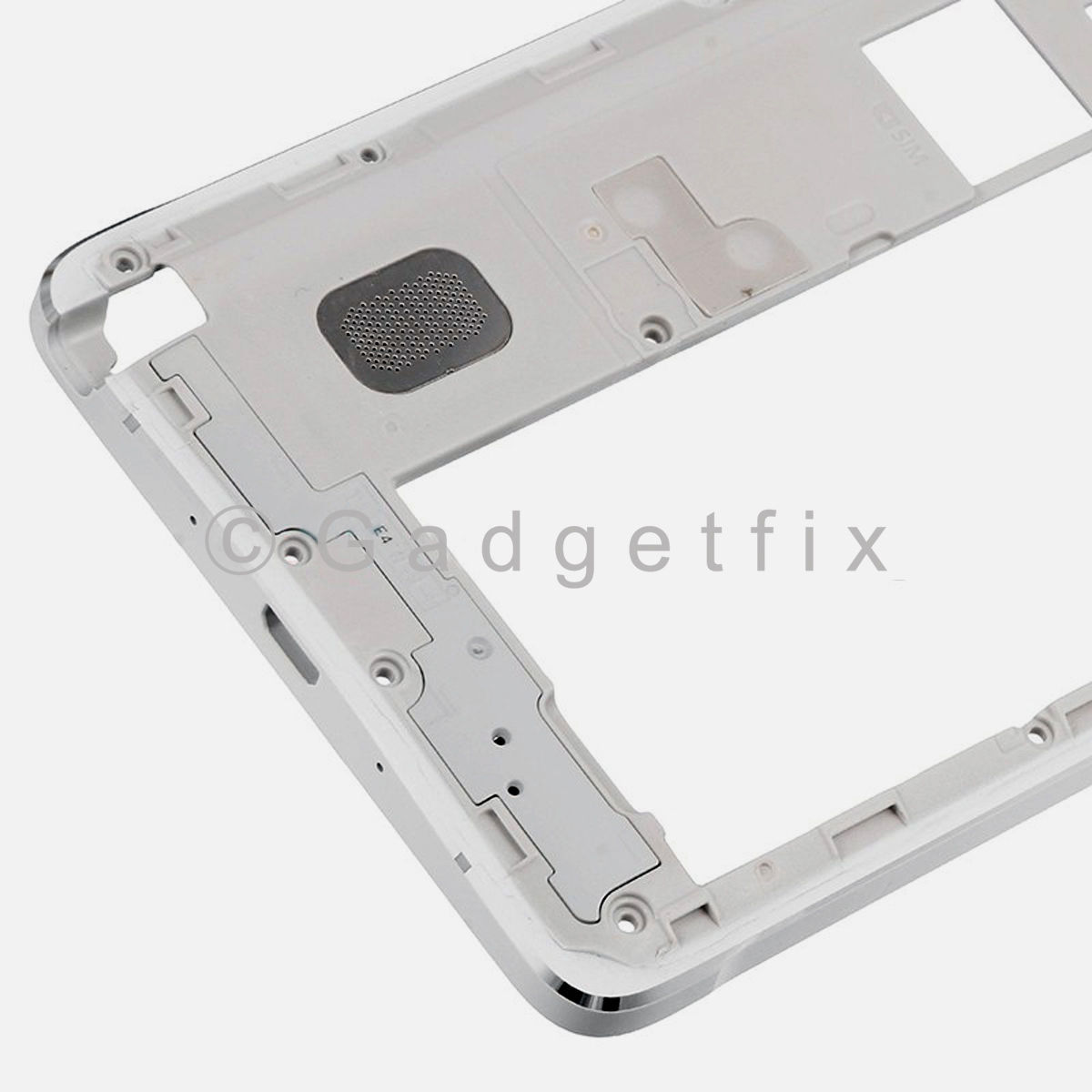 White Samsung Galaxy Note 4 N910A N910T N910F Frame Housing Bezel Camera Cover