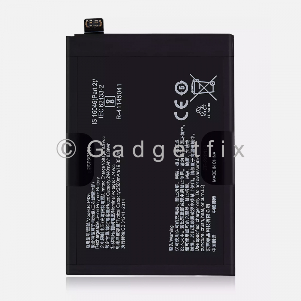 Replacement Battery Compatible For Oneplus 10R (BLP925)