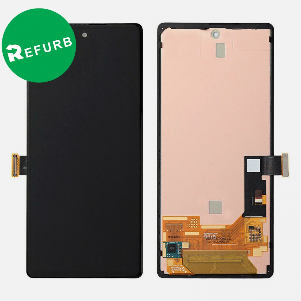 OLED Display Screen Touch Digitizer Assembly With Frame For Google Pixel 6A 