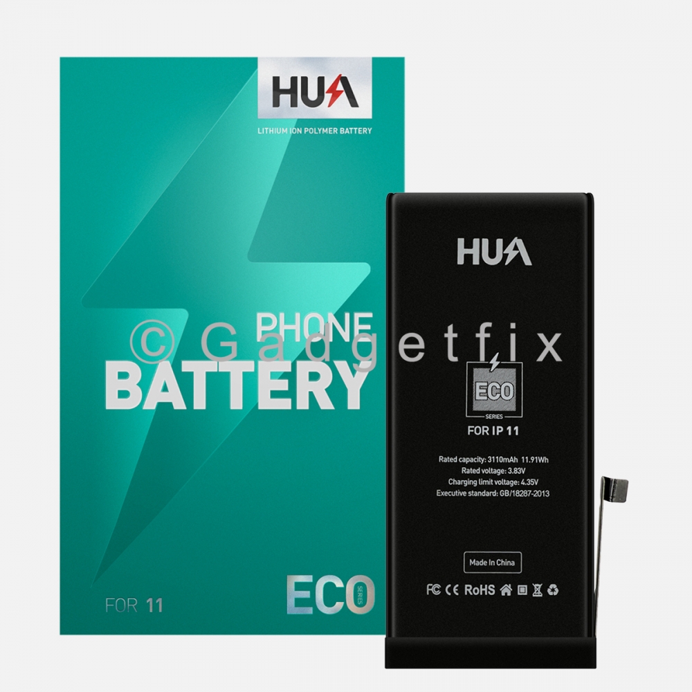 Hua 3110 mAh Battery Replacement For Iphone 11 616-00643 | 616-00644