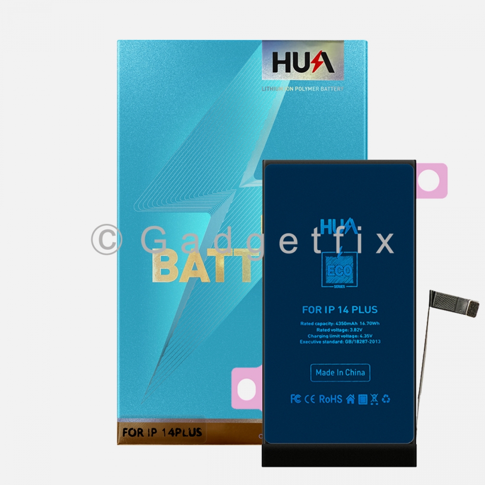 Hua Replacement Battery A2850 for iPhone 14 Plus Capacity 4350mAh