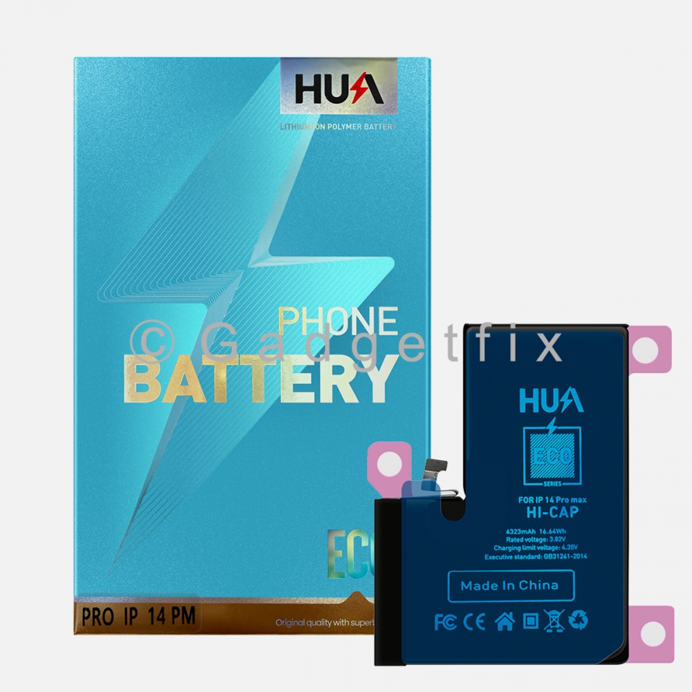 Hua iPhone 14 Pro Max Capacity 4323mAh Replacement Battery A2830
