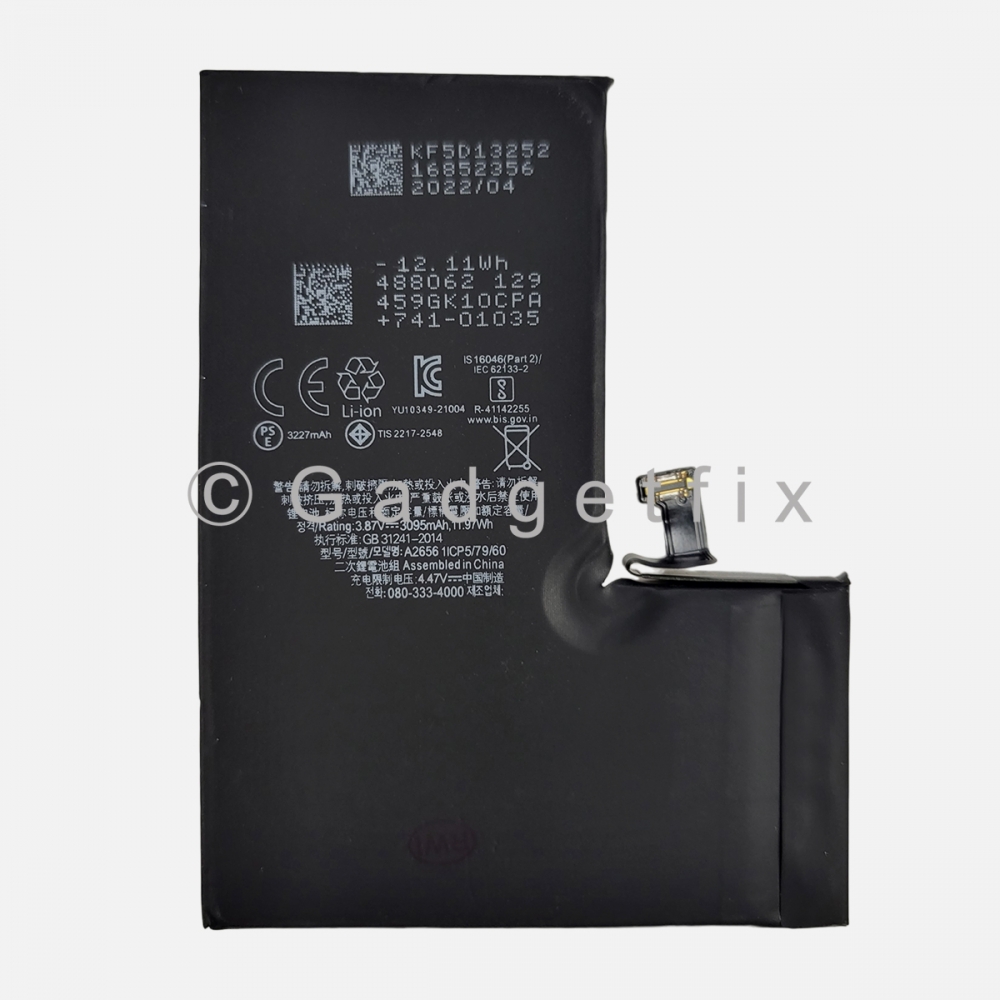 New 3227mAh Battery Replacement For Iphone 13 Pro A2656