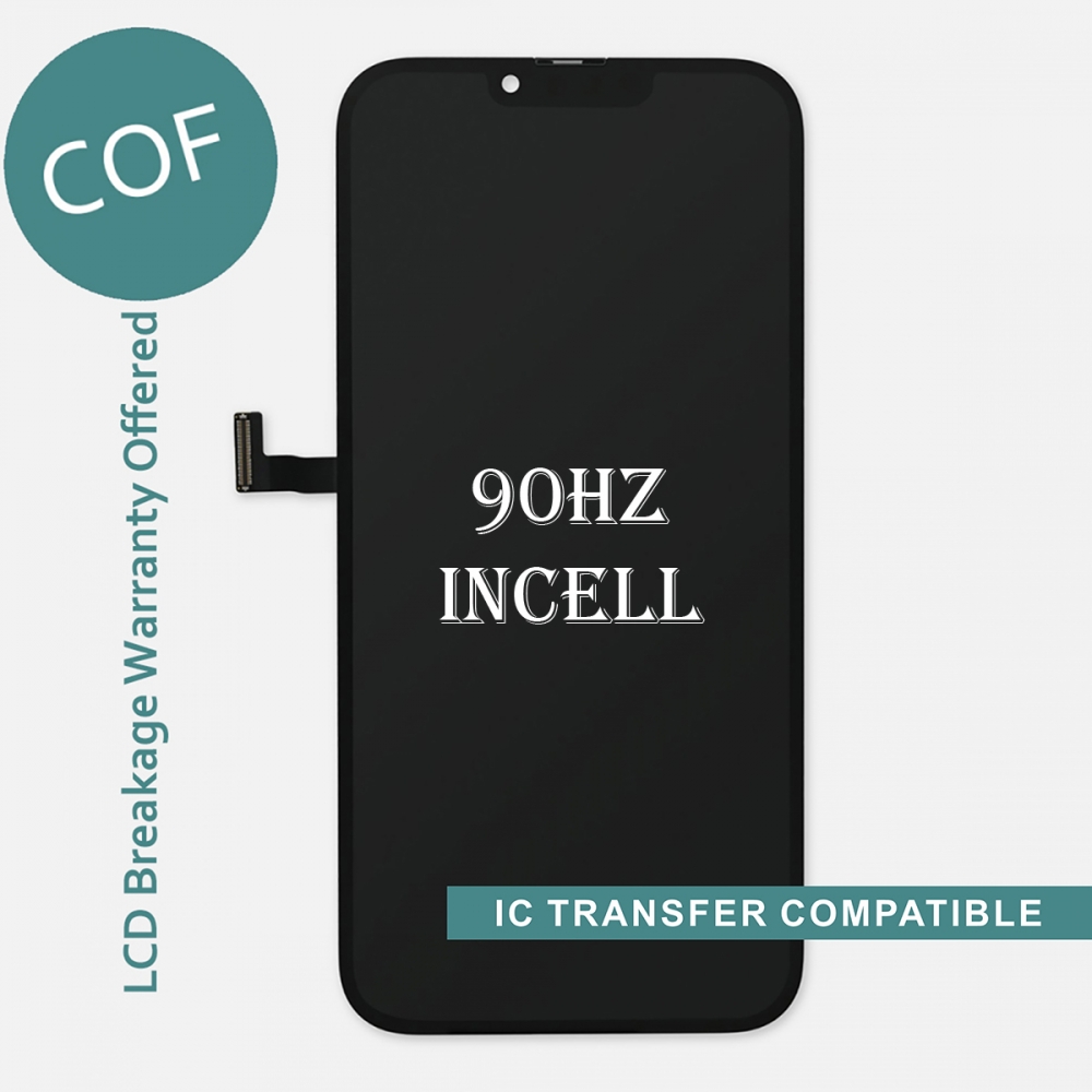 90Hz COF FHD Incell Iphone 13 Pro Max Display LCD Touch Screen Digitizer Frame (IC Transfer Compatible) 