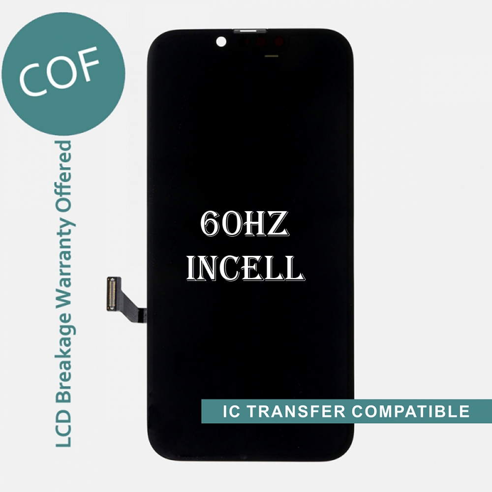 120Hz COF FHD Incell Display LCD Touch Screen Digitizer Frame For Iphone 14 (IC Transfer Compatible)