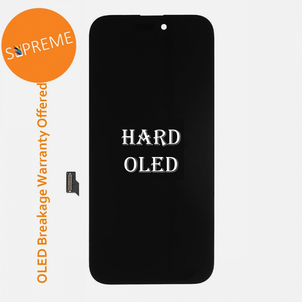 Hard OLED Display LCD Touch Screen Digitizer Frame For Iphone 15 Plus