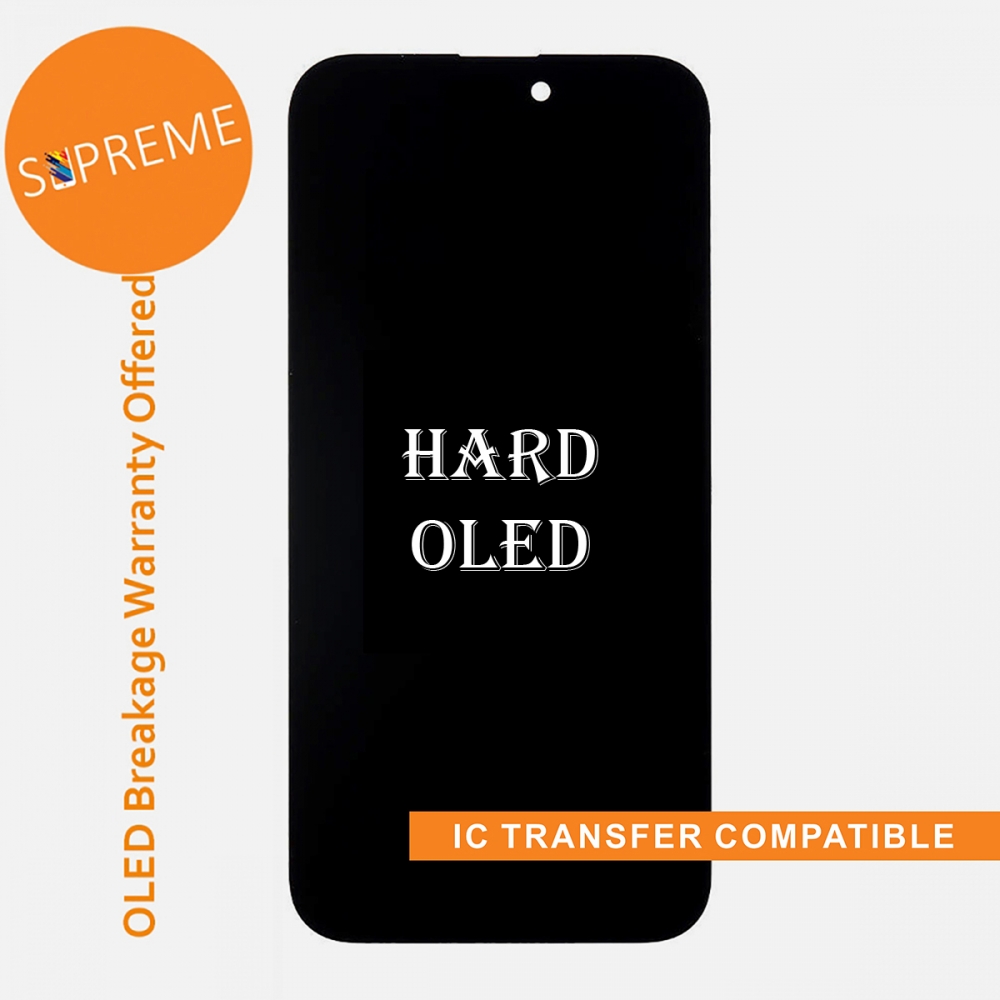 Hard OLED Display LCD Touch Screen Digitizer For Iphone 15 Pro Max (IC Transfer Compatible)
