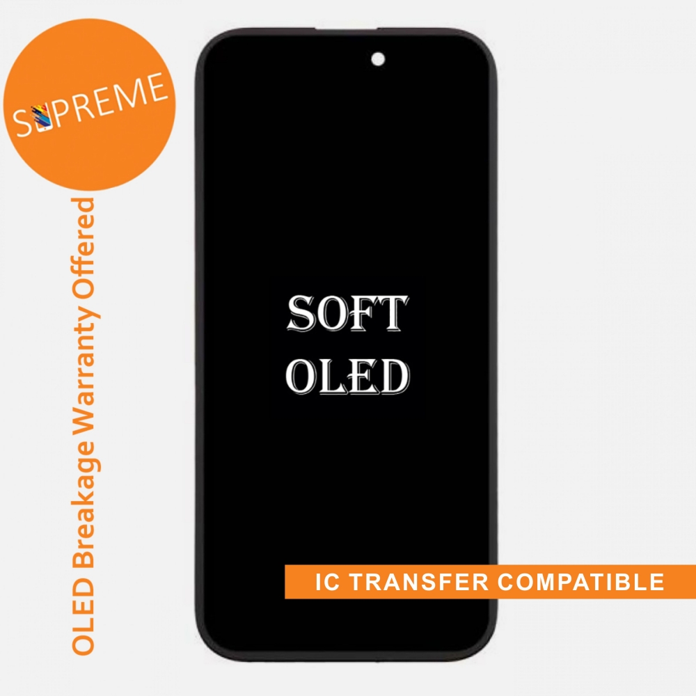 IPhone 16 LCD Touch Screen Digitizer Replacement Assembly With Frame & Tool Kit