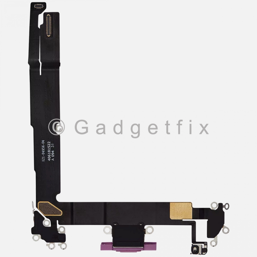 Pink Charging Port Dock USB-C Connector Flex Cable For iPhone 16 Plus