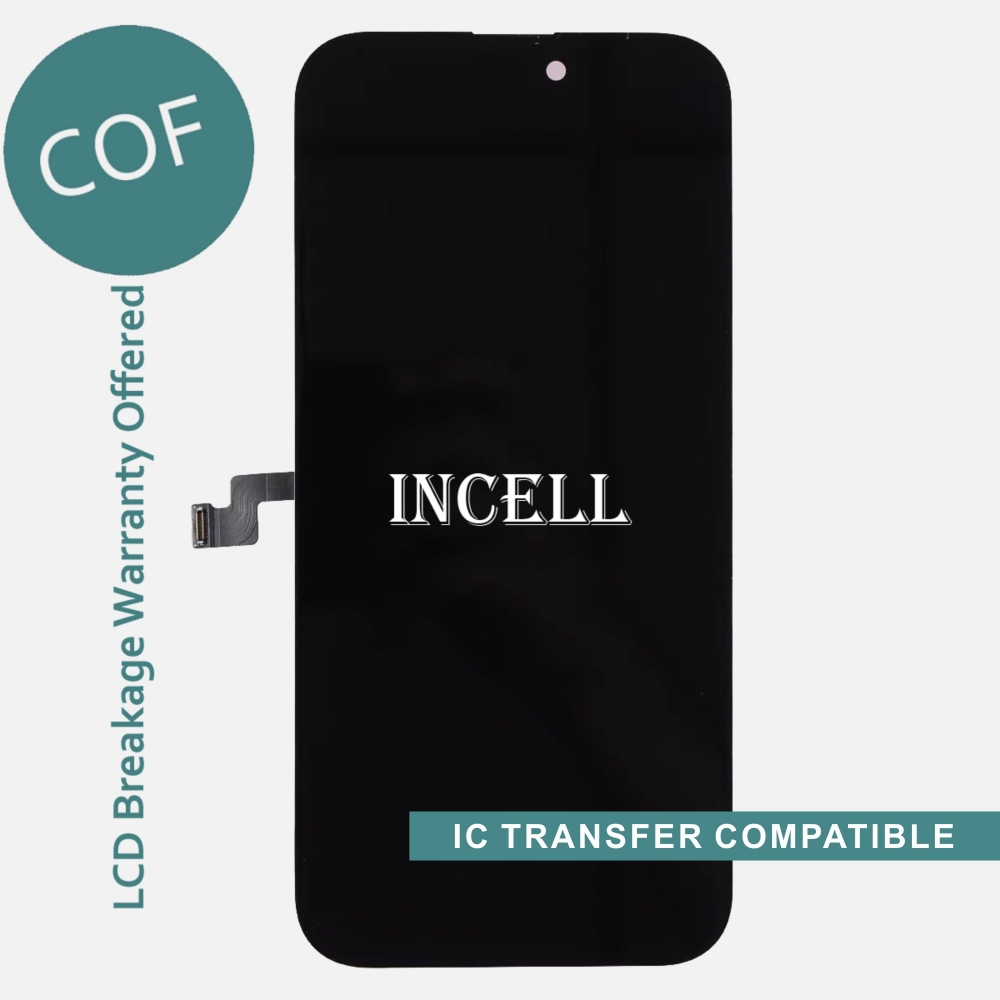 COF Incell Display LCD Touch Screen Digitizer Frame For Iphone 16 Pro Max (IC Transfer Compatible)