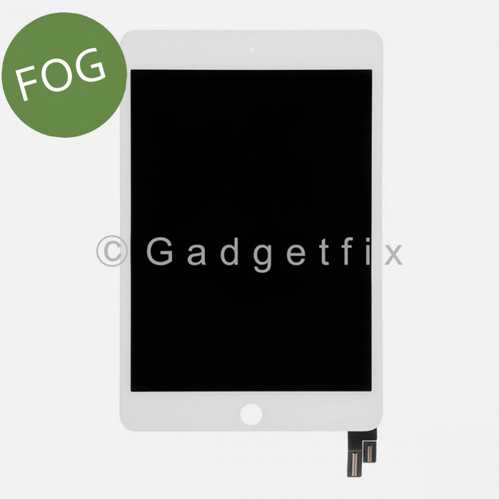 White FOG Display LCD Touch Screen Digitizer + Wake Sleep Sensor for iPad Mini 4 A1538 A1550