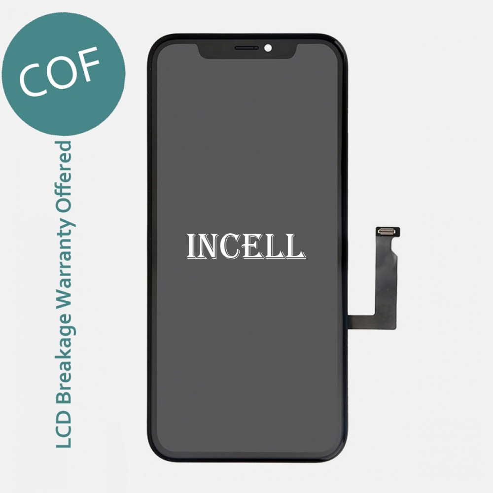 COF Incell Display LCD Screen With Touch for iPhone XR (Back Plate Pre-Installed) 