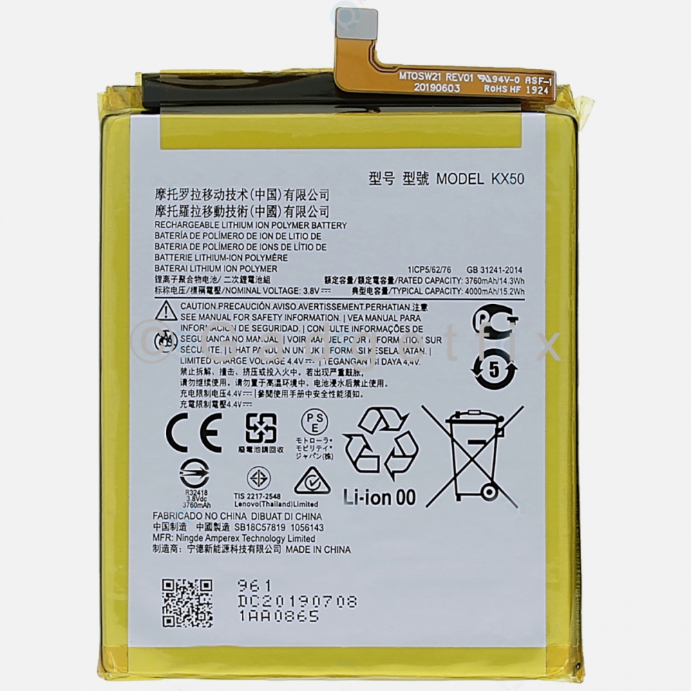 Battery KX50 For Motorola Moto G Stylus 6.4" XT2043 (2020) | G Stylus 6.8" XT2115 