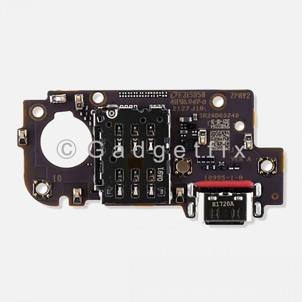 USB Charging Port Board Dock + Sim Holder Flex For Motorola Edge 5G 2021 XT2141-1