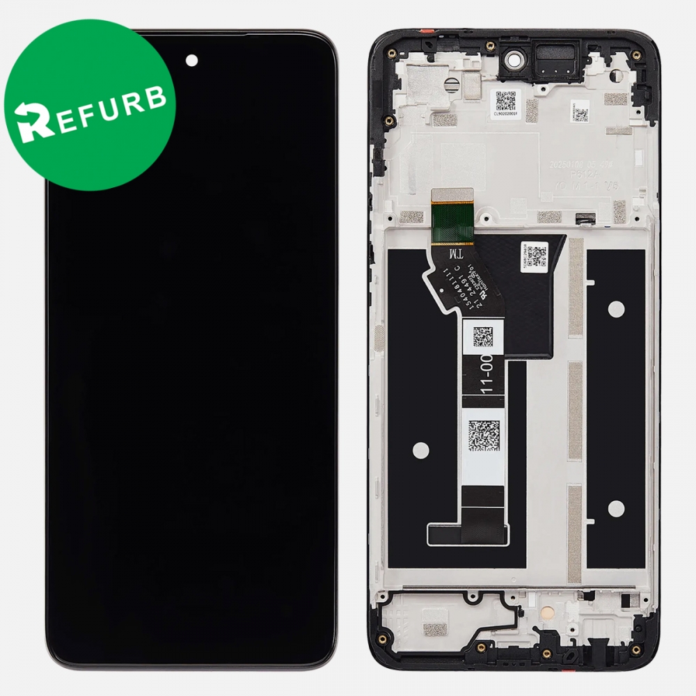 Display LCD Touch Screen Digitizer Frame For Motorola Moto G 5G 2025 XT2513