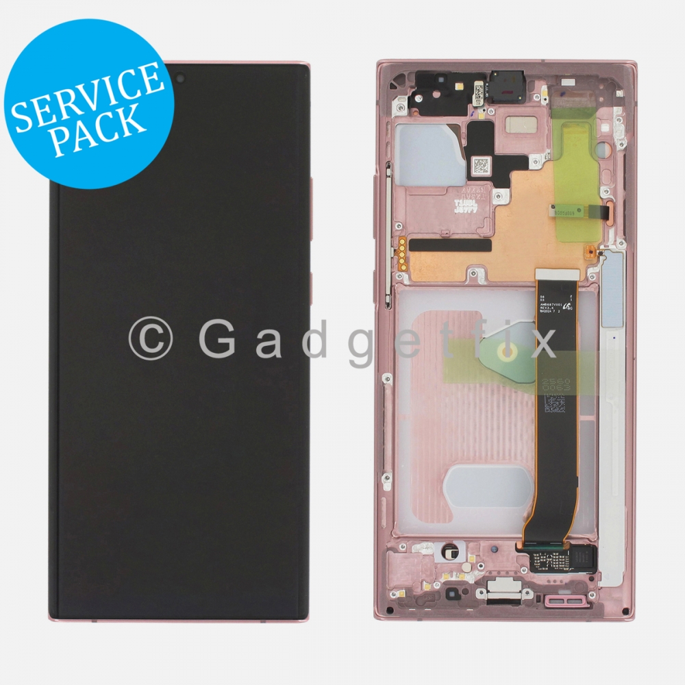 Bronze OLED Display Screen + Frame For Samsung Galaxy Note 20 Ultra N985 | N986  (Service Pack)