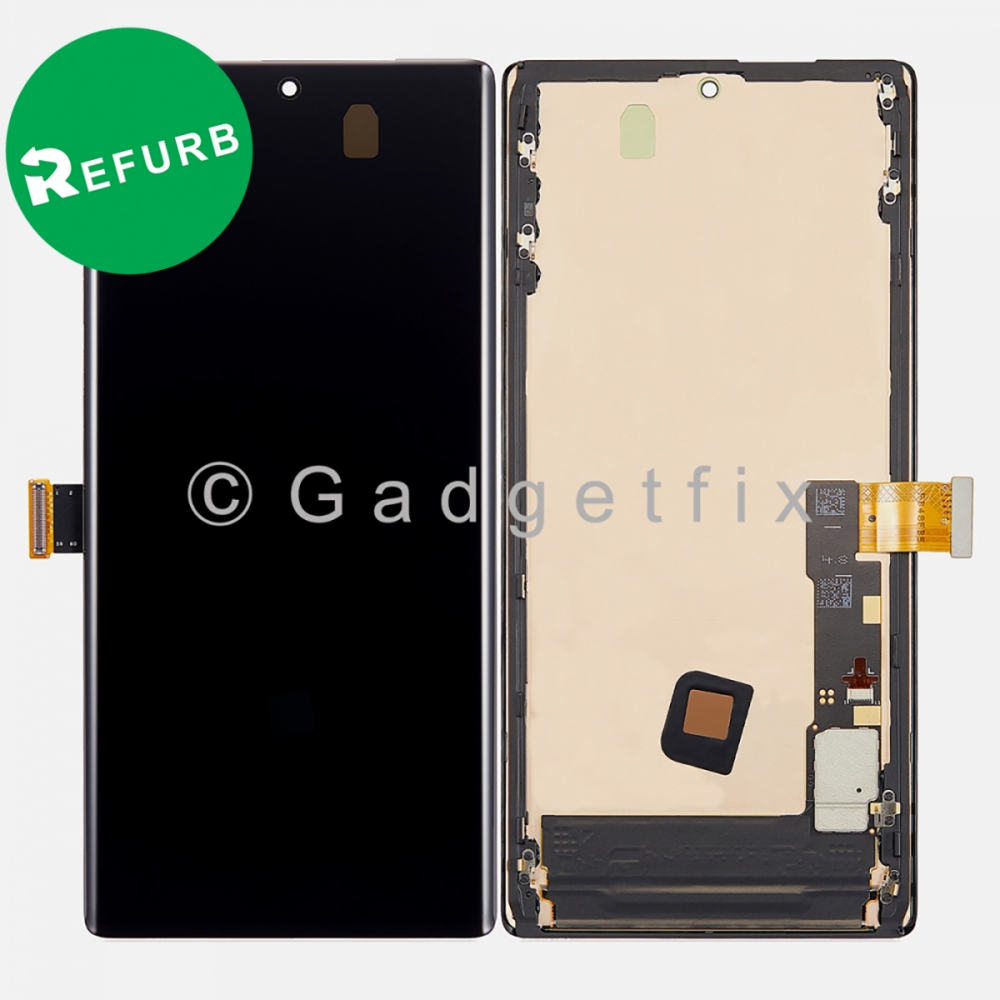 Google Pixel 6 PRO OLED Display LCD Touch Screen Digitizer w/ Frame (Refurbished)