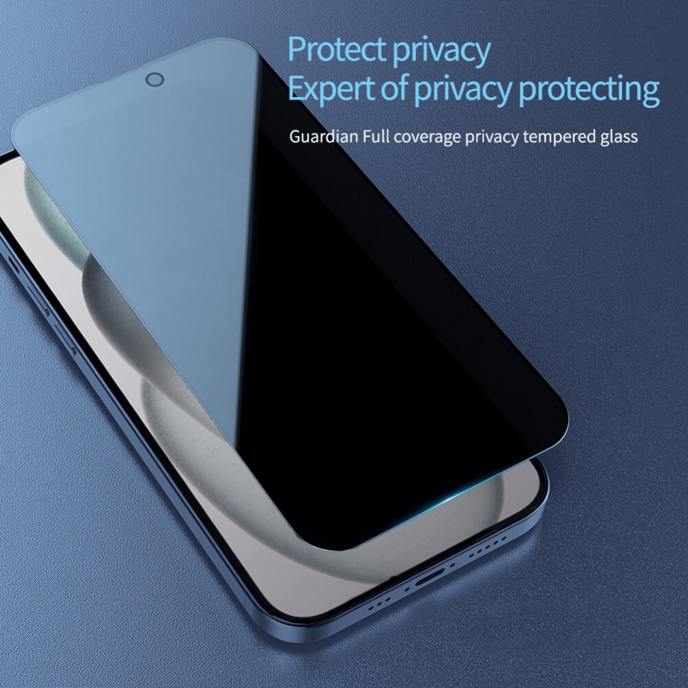 Iphone 16 Pro Privacy 9H Premium Tempered Glass LCD Screen Protector Guard