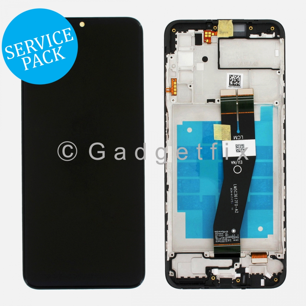 LCD Touch Screen Assembly With Frame For Samsung Galaxy A03S A037F Dual Sim 2021 (Service Pack)