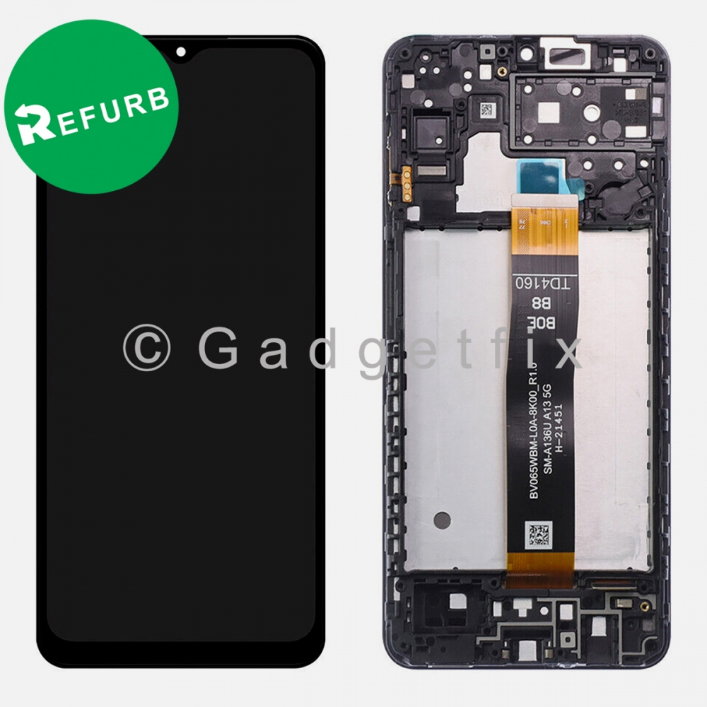Refurbished Display LCD Touch Screen Digitizer With Frame For Samsung Galaxy A13 5G 2021 | A136U (US Version)