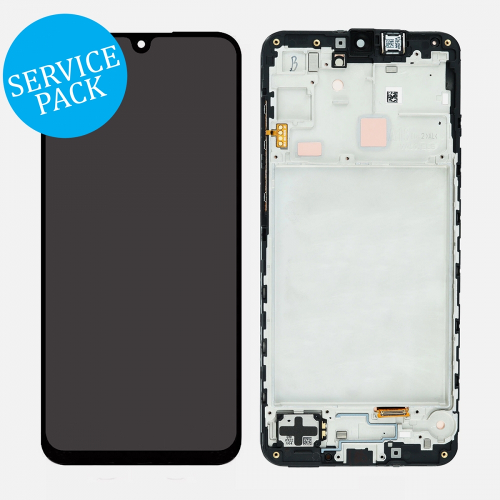 OLED Display LCD Touch Screen Digitizer Frame For Samsung Galaxy A16 5G A166 (Service Pack)