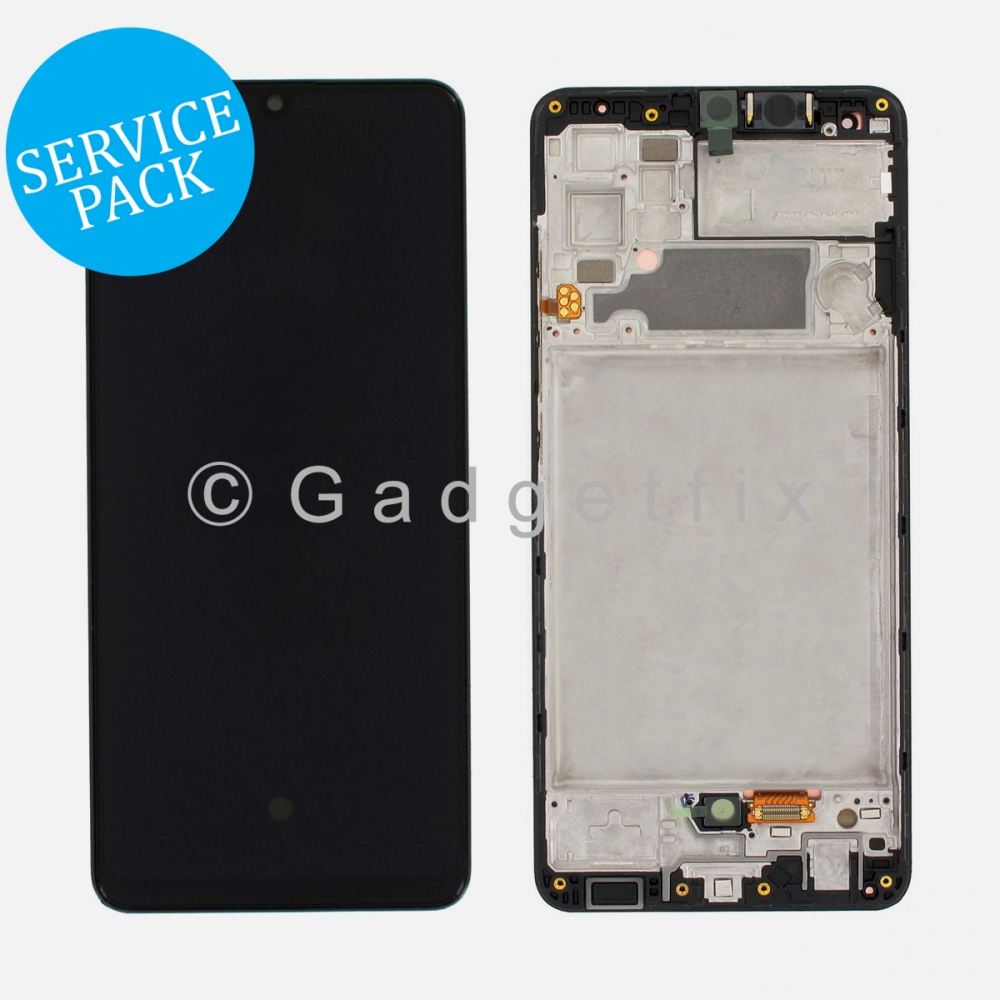 Display LCD Touch Screen w/ Frame for Samsung Galaxy A32 4G 2021 A325 (Service Pack)