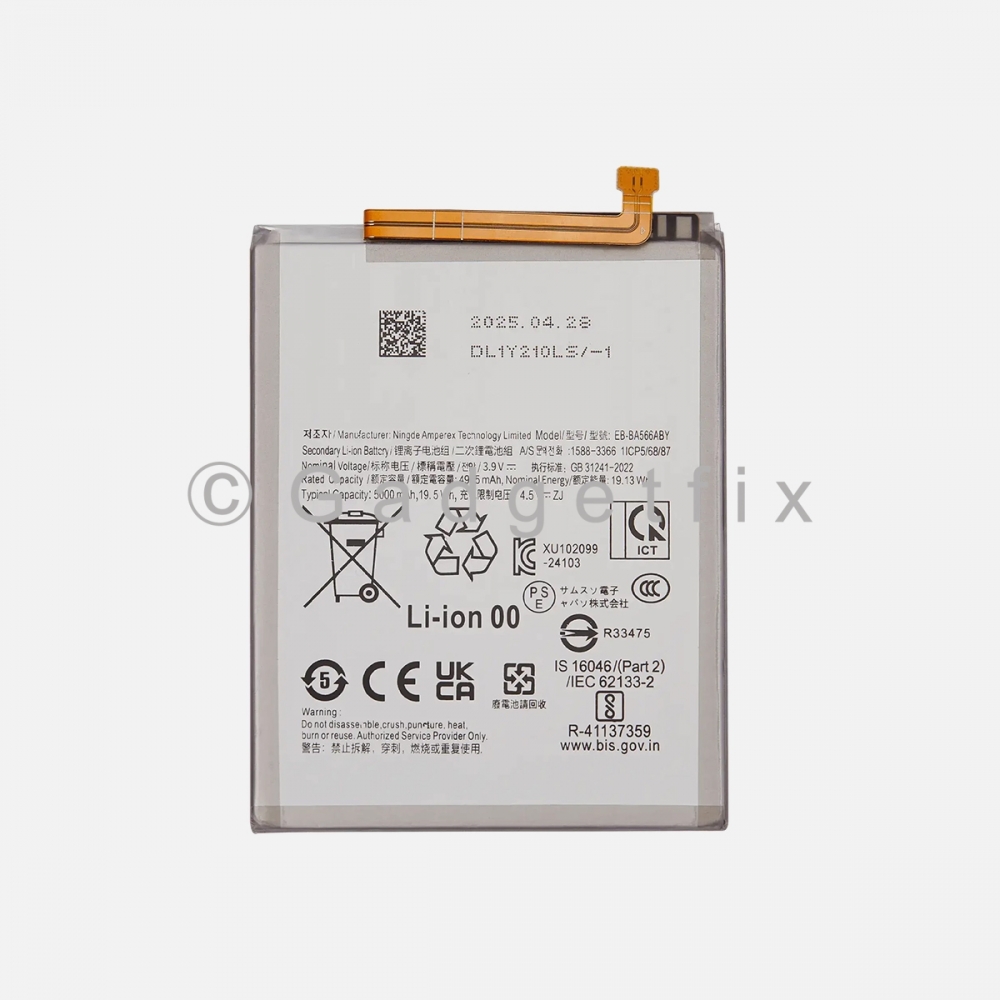 EB-BA566ABY Replacement Battery for Samsung Galaxy A36 (A366) | A56 (A566) | A57 5G (A576) | A37 5G (A376)