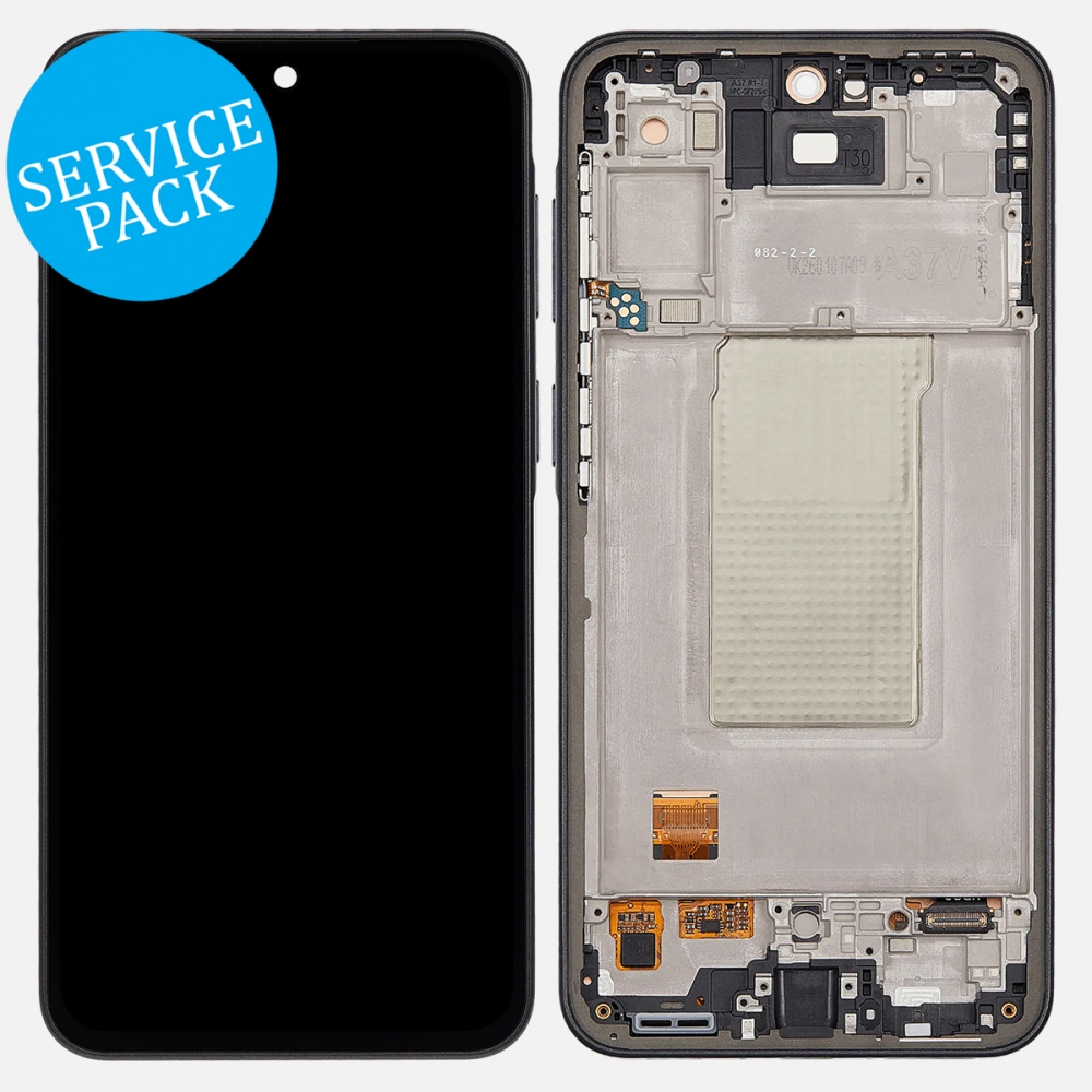 Charcoal Samsung Galaxy A37 5G 2026  A376 OLED Display Touch Screen Digitizer w/ Frame (Service Pack)