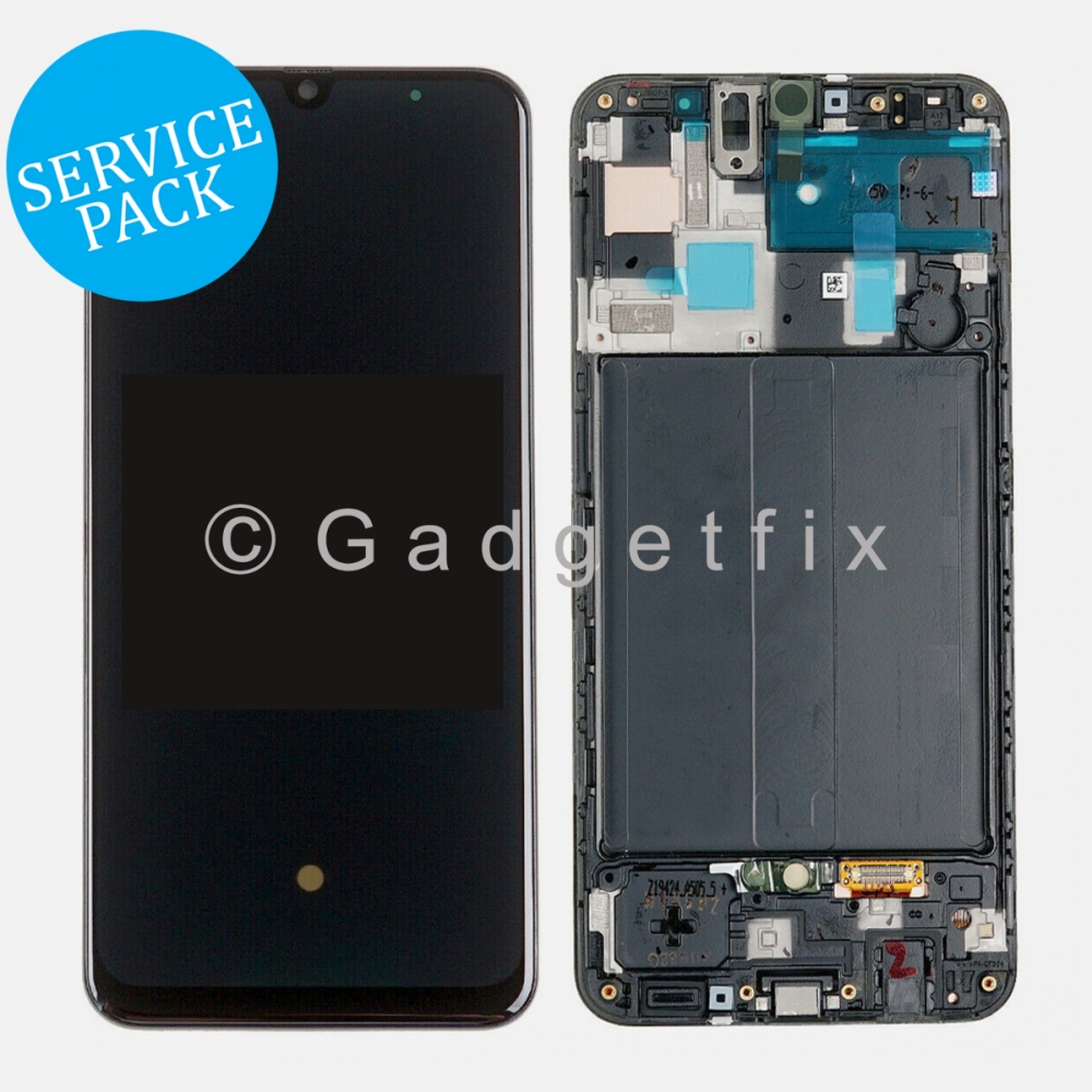 Display LCD Touch Screen Digitizer + Frame For Samsung Galaxy A50 A505 2019 (Service Pack)