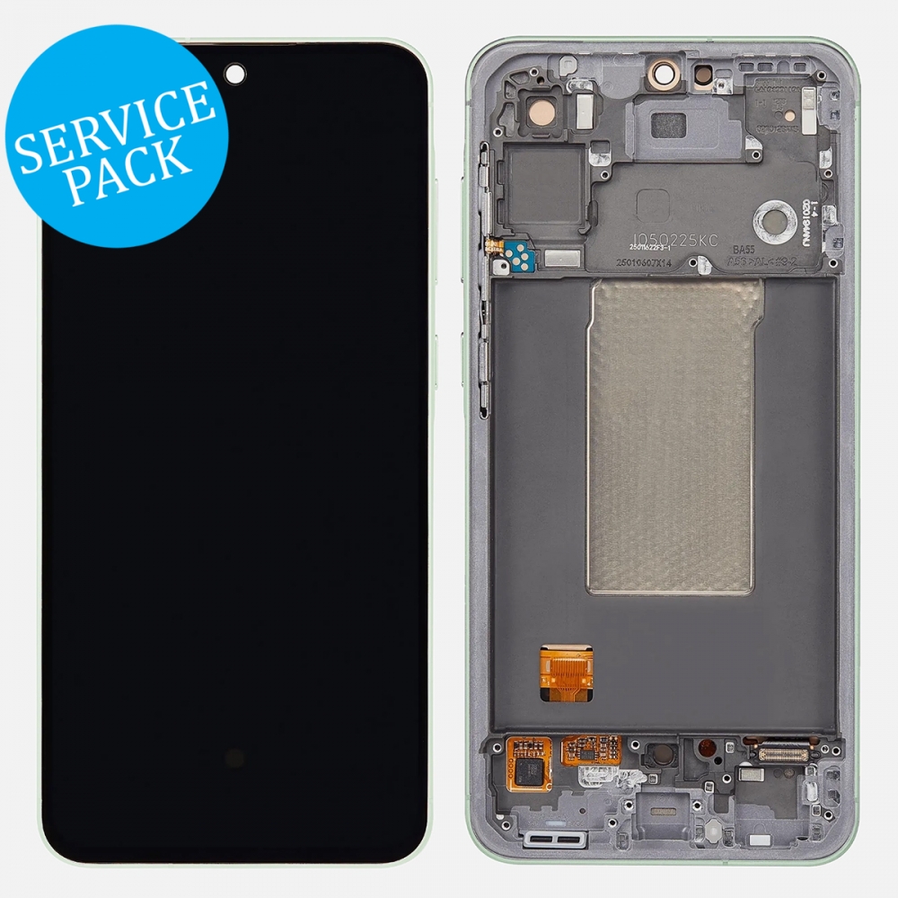 Olive Samsung Galaxy A56 A566 OLED Display Touch Screen Digitizer w/ Frame (Service Pack)