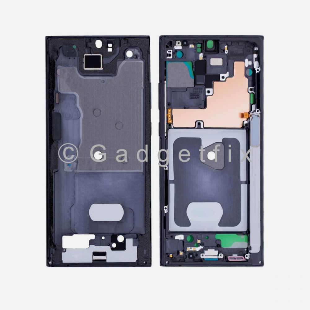 Samsung Galaxy Note 20 Ultra Middle Housing Frame Bezel Mid Chassis (Black)