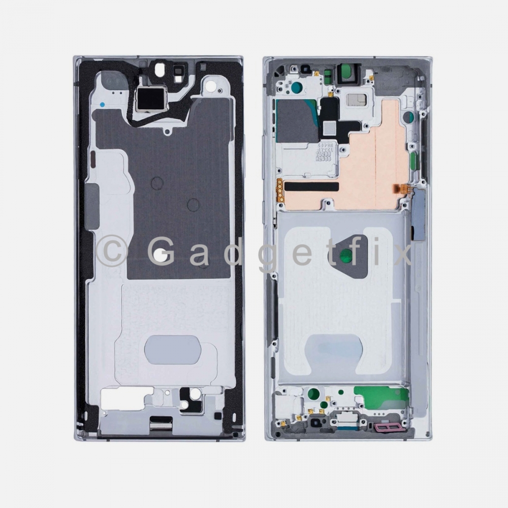 Samsung Galaxy Note 20 Ultra Middle Housing Frame Bezel Mid Chassis (White)