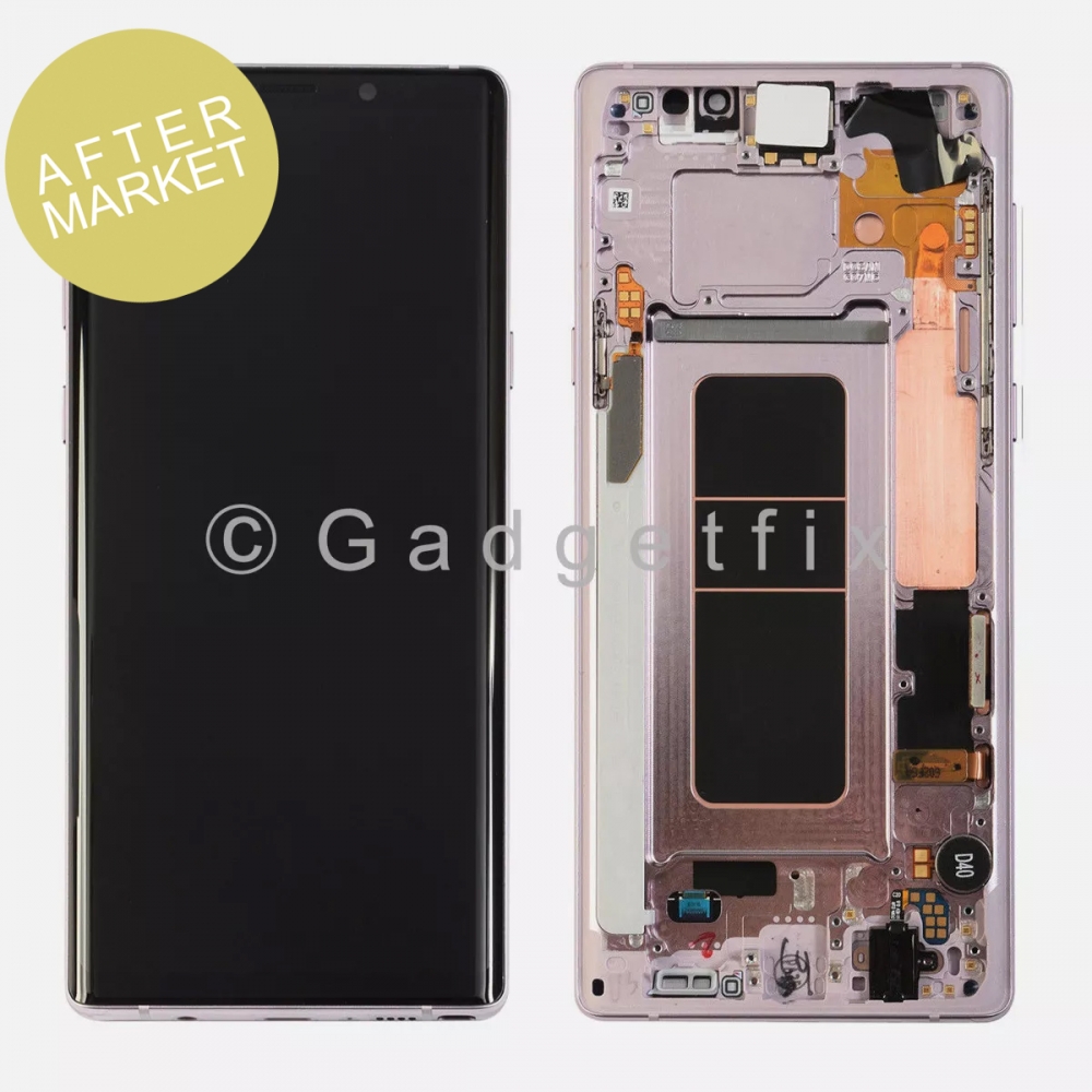  Aftermarket Purple OLED Display Touch Screen Digitizer  Frame For Samsung Galaxy Note 9 N960