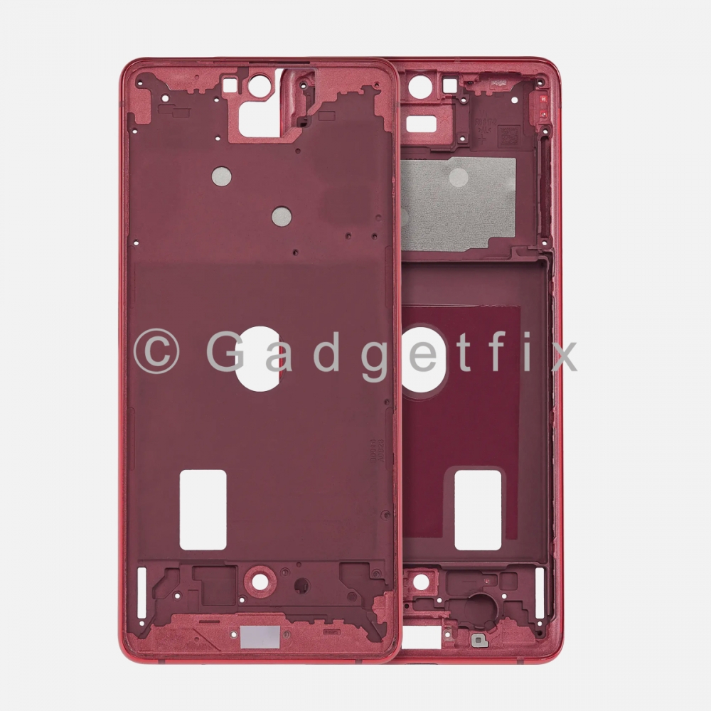 Samsung Galaxy S20 FE G780 Middle Housing Frame Bezel Mid Chassis (Red)