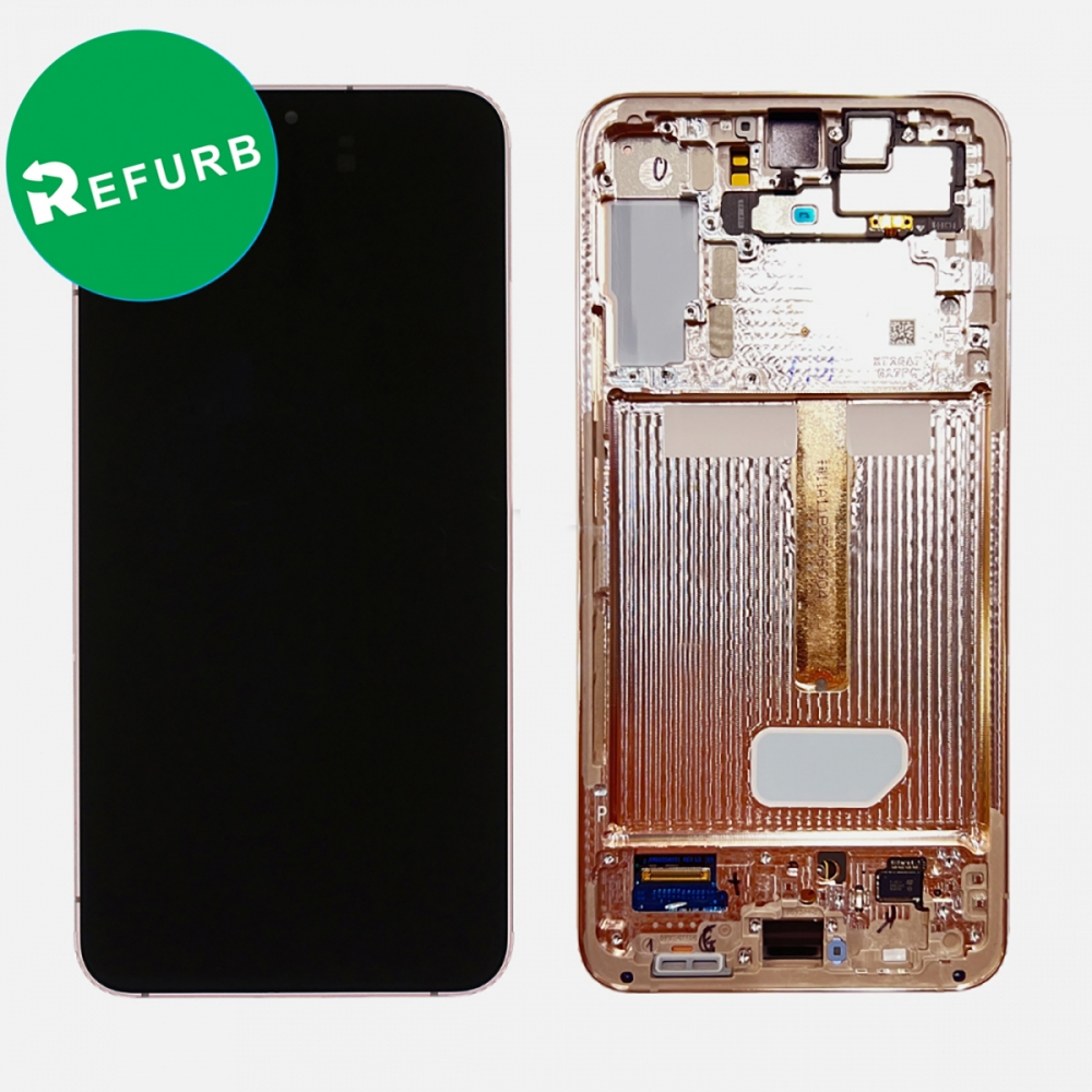 Refurbished Violet Display Screen Digitizer With Frame for Samsung Galaxy S22 Plus 5G