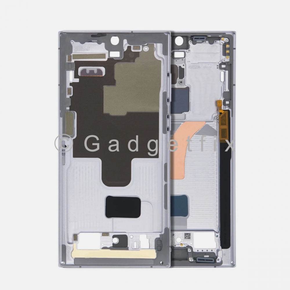 Samsung Galaxy S22 Ultra Middle Housing Frame Bezel Mid Chassis (White)