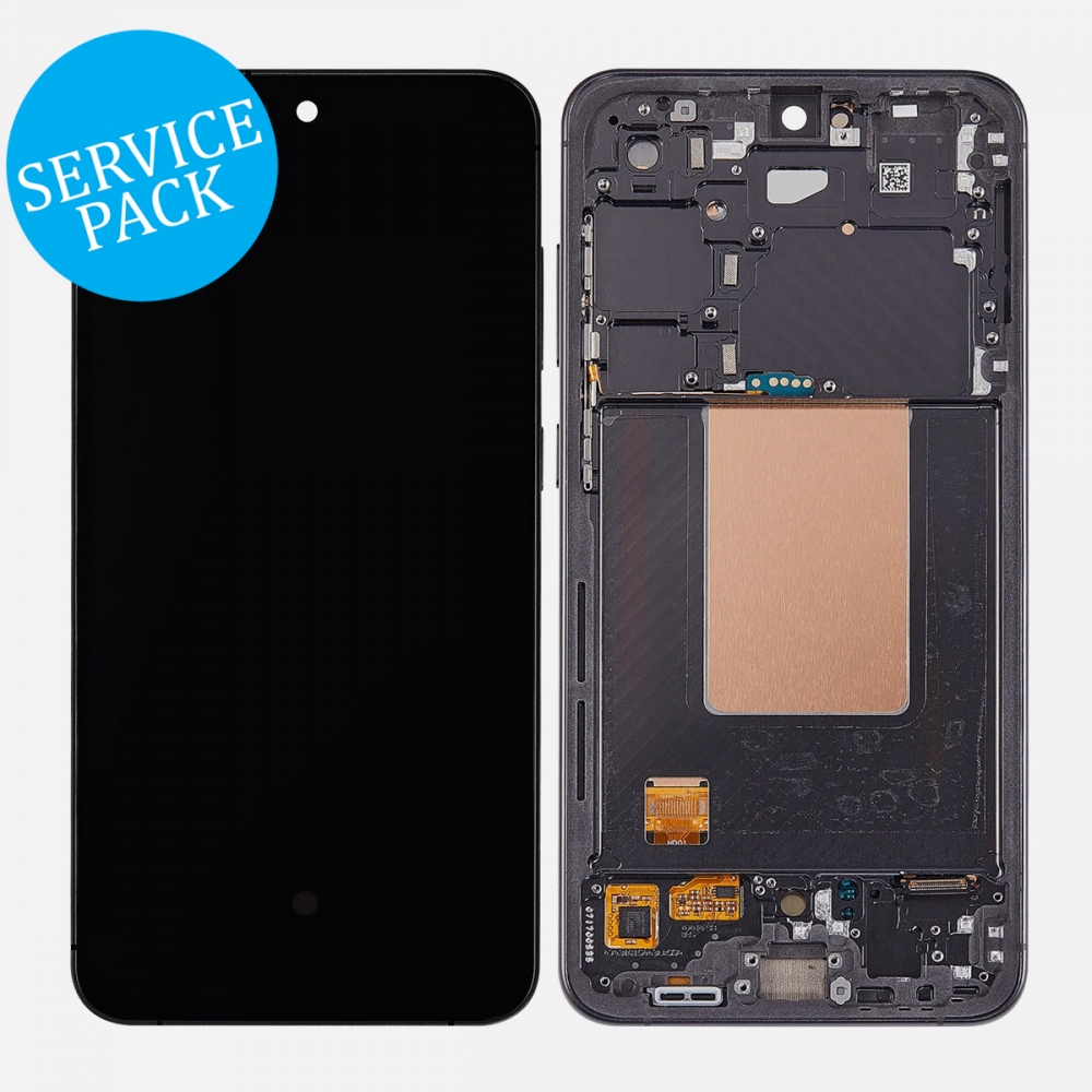 Graphite Samsung Galaxy S24 FE S721 OLED Display Touch Screen Digitzer w/ Frame (Service Pack)