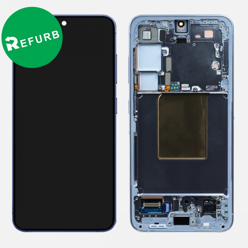 Blue Samsung Galaxy S24 5G S921 OLED Display LCD Touch Screen Digitizer Frame (Refurbished)