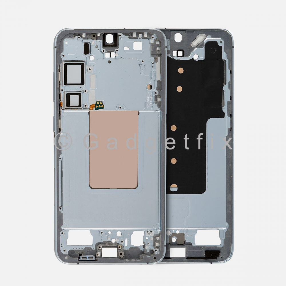 Samsung Galaxy S24 Plus Middle Housing Frame Bezel Mid Chassis (Blue)