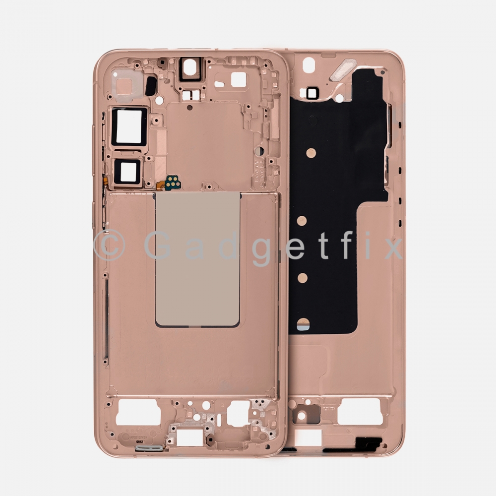 Samsung Galaxy S24 Plus Middle Housing Frame Bezel Mid Chassis (Orange)