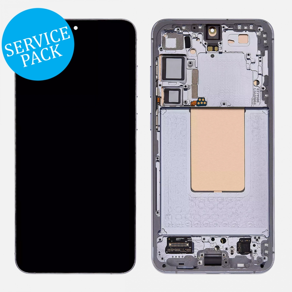 Blue Samsung Galaxy S24 Plus 5G S926 OLED Display LCD Touch Screen Digitizer Frame (Service Pack)