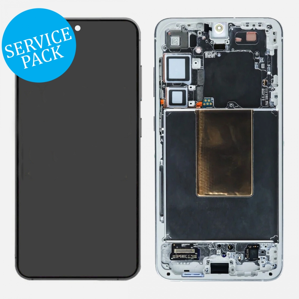 Gray Samsung Galaxy S24 Plus 5G S926 OLED Display LCD Touch Screen Digitizer Frame (Service Pack)