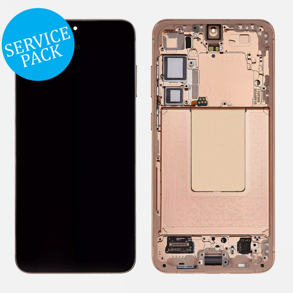 Orange Samsung Galaxy S24 Plus 5G S926 OLED Display LCD Touch Screen Digitizer Frame (Service Pack)