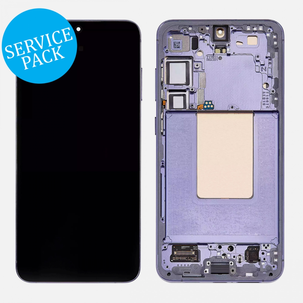 Violet Samsung Galaxy S24 Plus 5G S926 OLED Display LCD Touch Screen Digitizer Frame (Service Pack)