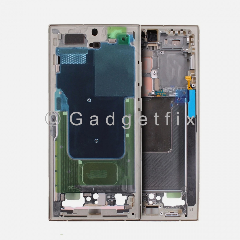 Samsung Galaxy S24 Ultra Middle Housing Frame Bezel Mid Chassis (Gray)