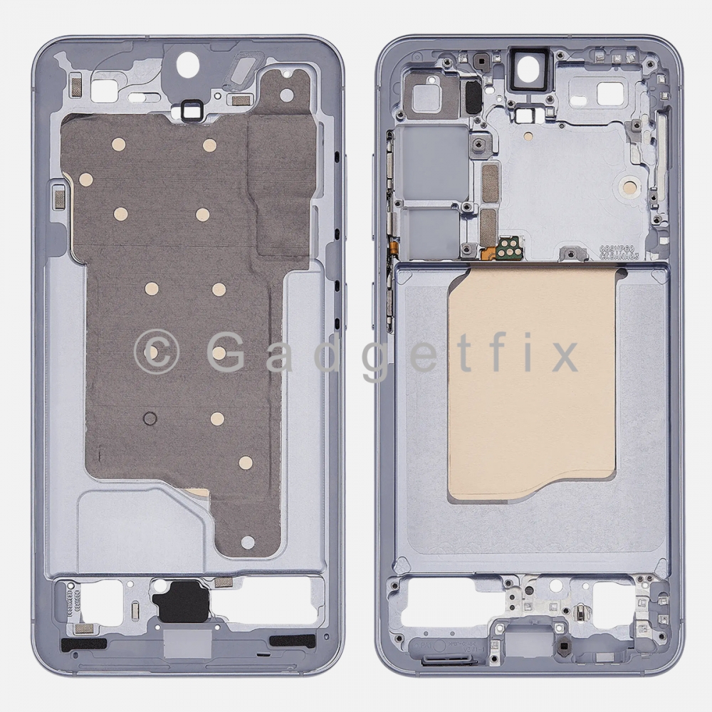 Samsung Galaxy S25 Middle Housing Frame Bezel Mid Chassis (Icy Blue)