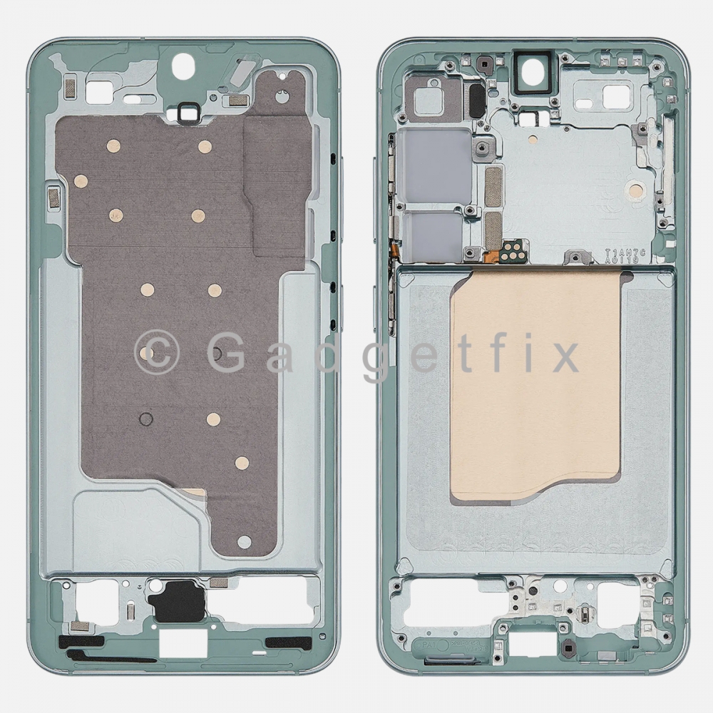 Samsung Galaxy S25 Middle Housing Frame Bezel Mid Chassis (Mint)